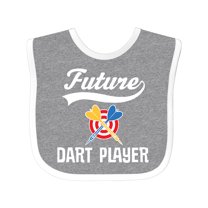 Inktastic Future Dart Player Boys or Girls Baby Bib