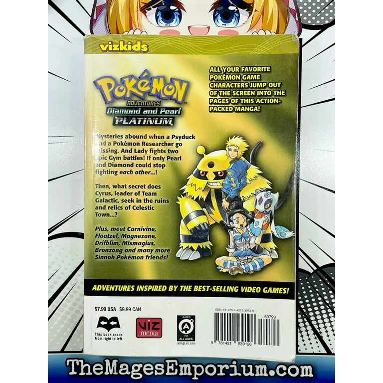 Pokemon Adventures Diamond and Pearl Pl Pokemon Adventures Diamond and Pearl Platinum Vol. 4 Book 4 Paperback Walmart