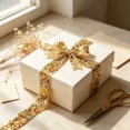 thumbnail image 5 of Self-Adhesive Rhinestone Strips Gold 35.4 X 0.8 in Set of 2 Resin Decorative Trim, 5 of 6