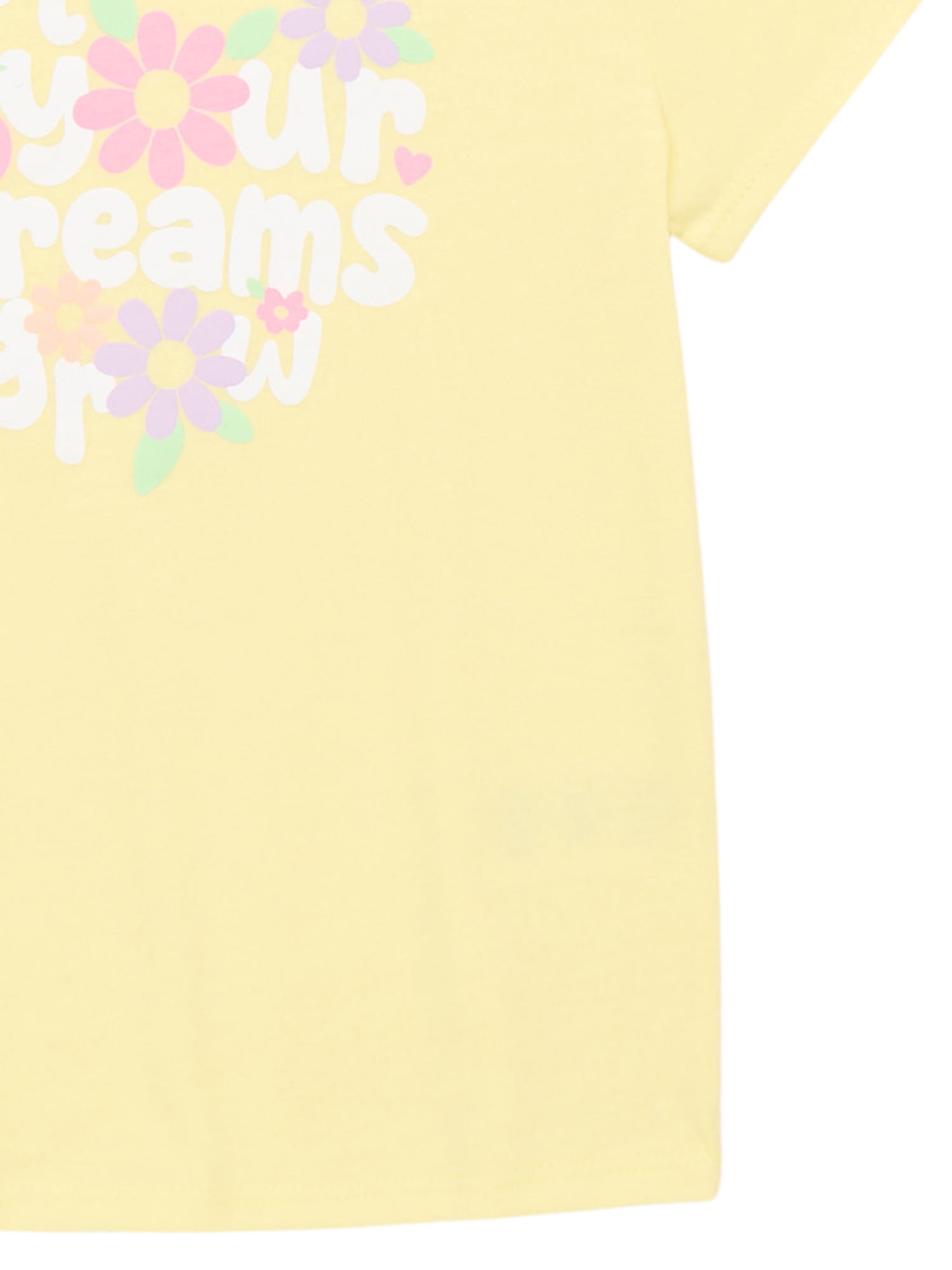 Garanimals Toddler Girls Graphic Tee with Short Sleeves, Sizes 18M-5T