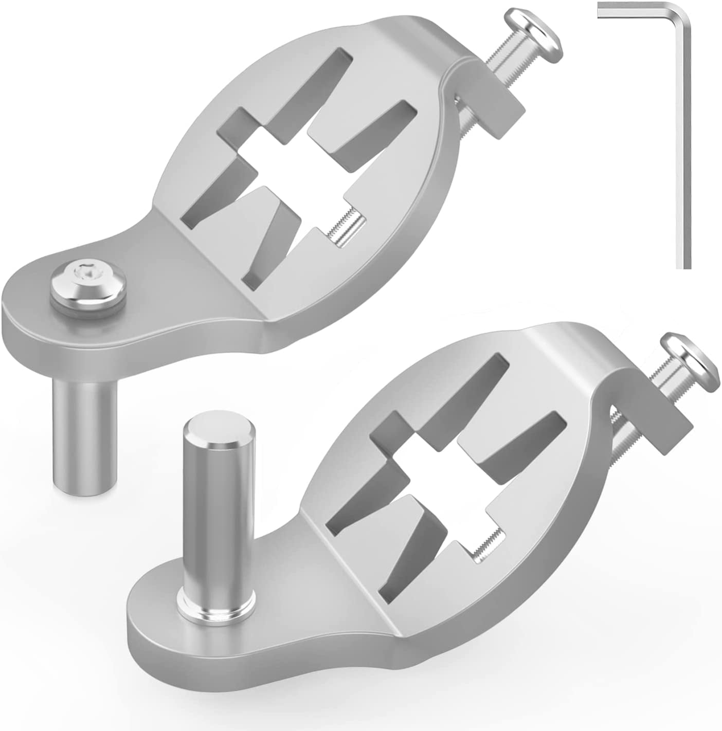 TPost Gate Hinge Pins Gate Hanger on Metal T Post with 5/8 Pin, Outdoor Chain Link Fence Gate