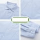 thumbnail image 4 of Blusa y camisa de manga larga con cuello vuelto para hombre, color liso, con botones y cuello vuelto, cárdigan de manga larga, blusa de poliéster para hombre, 4 of 5