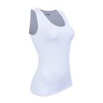 thumbnail image 2 of Top George para Mujer, Blanco Tirante Ancho Talla CH, 2 of 4