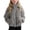 Grey, variant on Blekii Kids Unisex Sherpa Lined Fleece Jacket, Thick Warm Fall Winter Outerwear, Zip up Coat for School Outdoor, Size: 4T-10T Kids Fleece Jackets Girls 4-16 Winter Coat