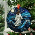 thumbnail image 2 of Boho Jesus Walking On Water Ornament Window Hanging, Suncatcher for Women, Window Decor Perfect Home Decorr, 2025, Holiday Decoration, 2025, Festive Home Accent, Memorable, 2 of 5