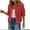 Red, variant on Women's Sequin Jacket Zip Up Slim Fit Top Long Sleeved Trendy Sparkly Party Outerwear