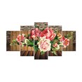 thumbnail image 2 of Cuadros Decorativos Rosa resplandeciente 5D DIY Full Drill Diamond Painting Combinación de 5 imágenes Ndcxsfigh Nuevos Originales, 2 of 8