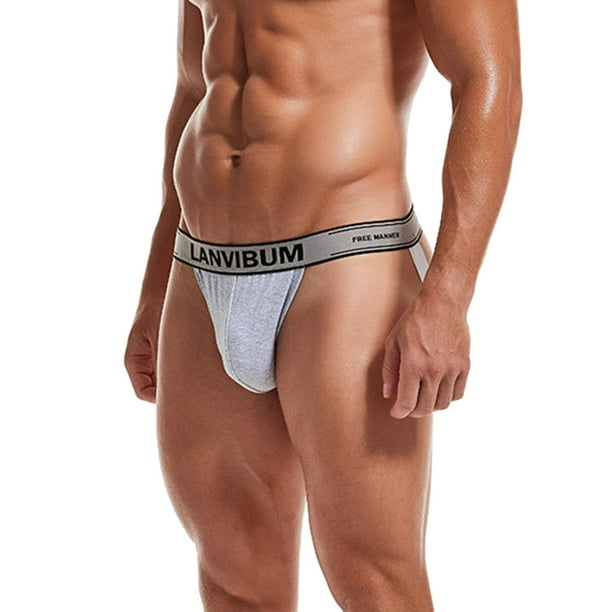 "Zuwimk Mens Underwear,Men's Jockstrap Underwear Cotton Supporter