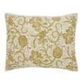 thumbnail image 4 of VHC Brands Dorset, Farmhouse Quilted Bed Sham, Standard, Floral, Gold, 21x27, 4 of 6