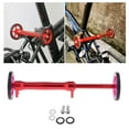 thumbnail image 4 of LOVIVER Vélos Pliants Roues Faciles Tige d'Extension avec Entretoises Rouge rose Rouge, 4 of 8