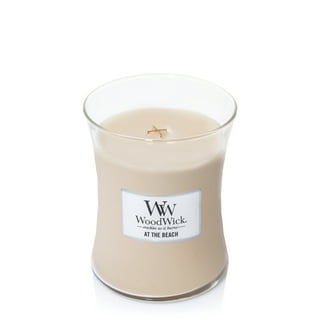 WoodWick Gift Set Medium Hourglass Candle Holiday Fragrance Pairing, Frasier Fir & White Teak, 2-Pack