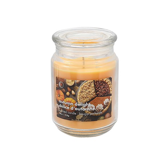 18 Oz Parfumée Pot Avec Couvercle En Verre (Autumn Delight) - Set of 2