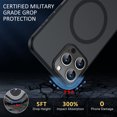 thumbnail image 4 of Funda protectora para teléfono móvil de 6,7 pulgadas con borde negro de 2 mm y Magsafe para iPhone 13 Pro Max, 4 of 5
