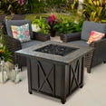 thumbnail image 5 of Endless Summer 30,000 BTU Propane Fire Pit Table with Black Fire Glass, 5 of 7