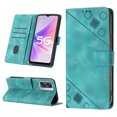 thumbnail image 1 of Compatible with OnePlus Nord N300 Classic Embossed PU Leather Case with Card Holder Shockproof Cover, 1 of 5