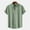 A051-Green, variant on Summer Cotton Hawaiian Shirts for Men Casual Button up Short Sleeve Shirts Vacation Beach Solid Loose Fit Shirts
