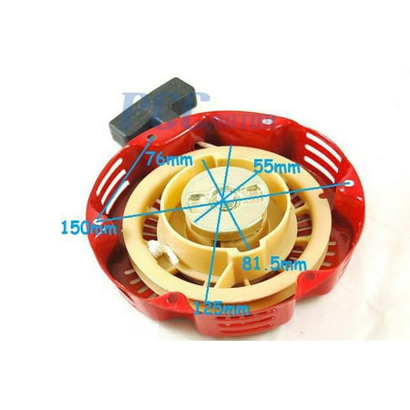 Pull Starter Recoil Start Honda GX120 140 160 GX200 5.5HP 6.5HP Engine Generator Honda GX160 GX200 5.5HP 6.5HP GX120 GX140 Engine Generator MINI BAJA WARRIOR HEAT MB165 MB200 163 196CC MINI BIKE PU14