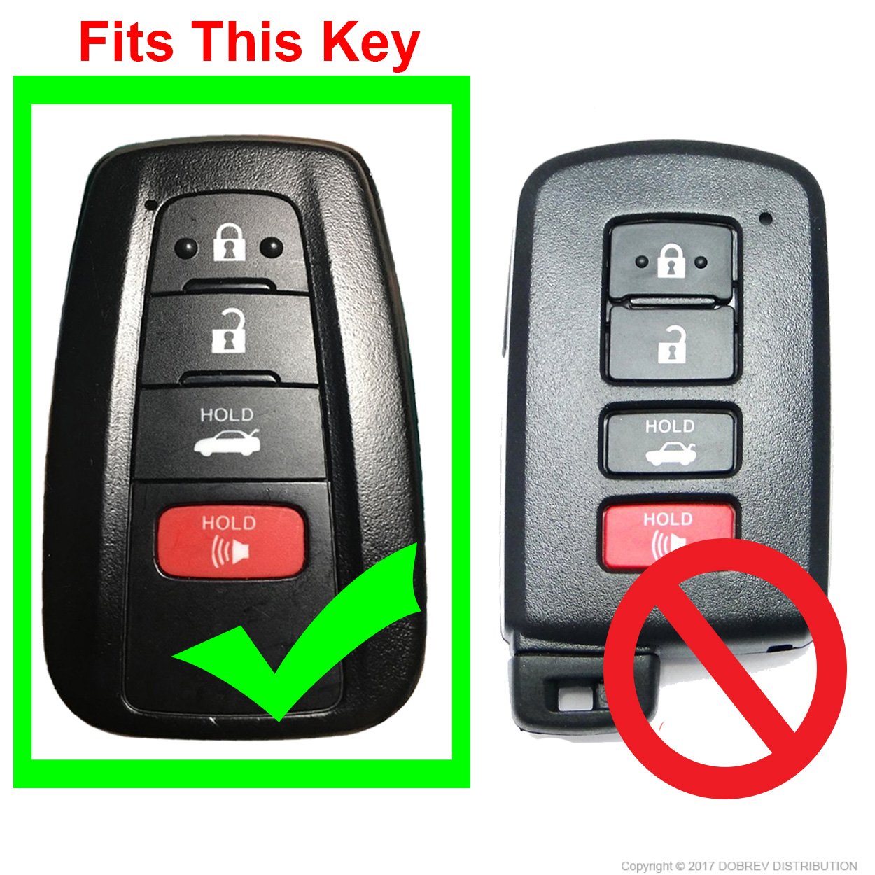 Pink TPU 3//4 Buttons Key Fob Cover Case Remote Holder Skin Protector Jacket for 2018 2019 2020 Toyota Camry RAV4 Avalon C-HR Corolla 2017 Prius