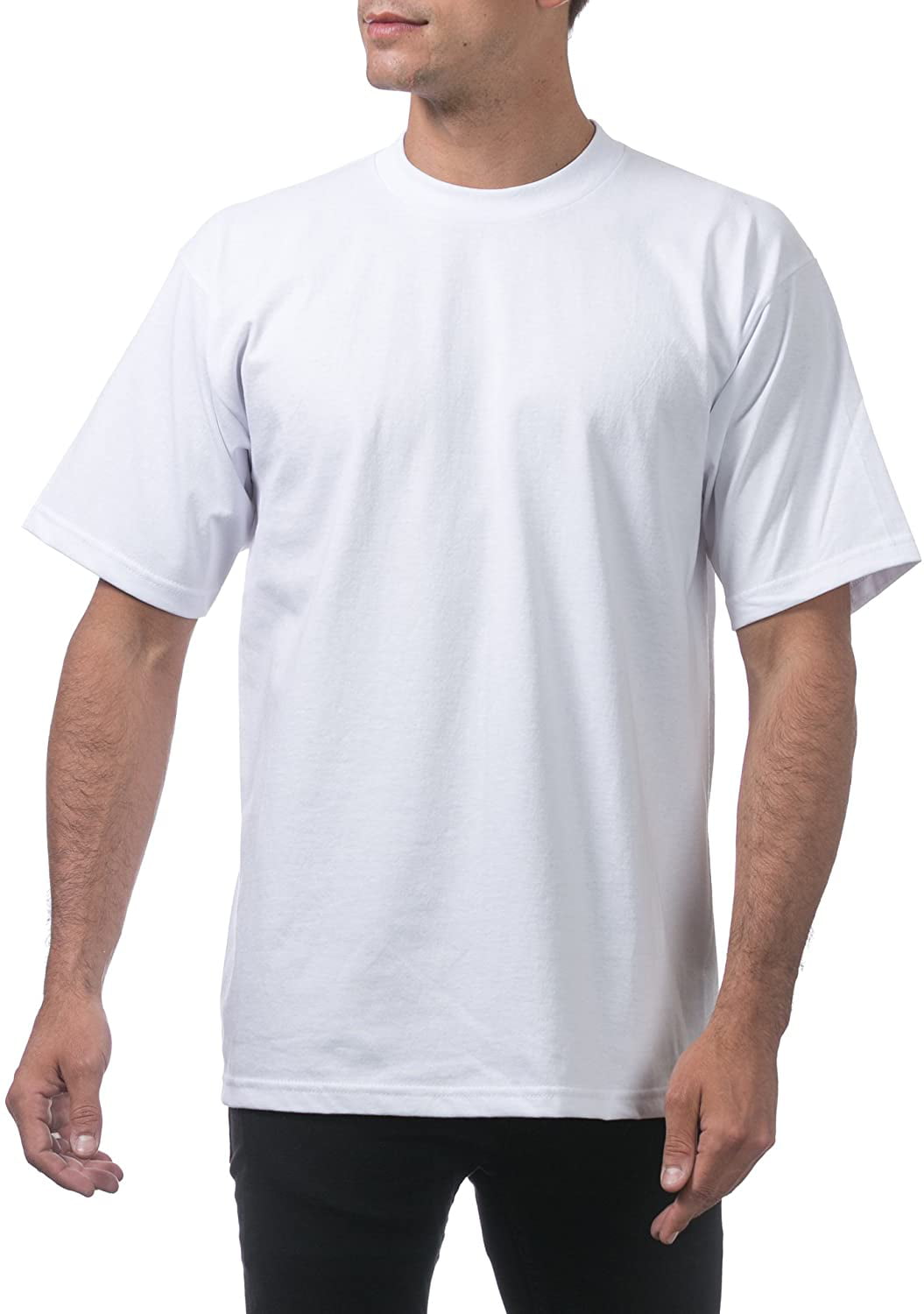 købe Psykiatri gyldige Pro Club Men's Heavyweight Cotton Short Sleeve Crew Neck T-Shirt -  Walmart.com