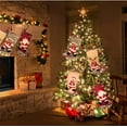 thumbnail image 4 of 4 paquetes de medias navideñas de 18 pulgadas con Papá Noel, muñeco de nieve, reno y oso, decoración navideña de peluche 3D para fiestas familiares y navideñas., 4 of 8