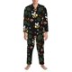 thumbnail image 3 of Balery Bees Pijama para Hombre de Dos Piezas con Manga Larga, Conjunto de Dormir y Descanso Suave con Bolsillos-XX-Large, 3 of 7