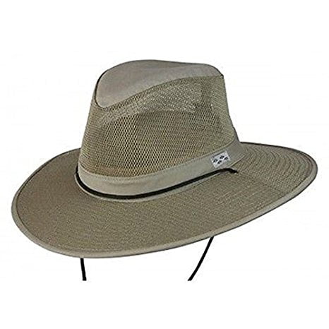 Conner Hats Men's Hood River Organic Cotton Mesh Hat Khaki XL