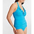 thumbnail image 3 of Ruffle Halter Underwire Tankini Top Swimsuit, 3 of 4