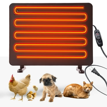 200W Chicken Coop Heater,Chicken Coop Heaterwith Carbon Crystal Plate Energy, Safer Than Brooder Lamp, for Chick Kitten Puppy Pets Animals