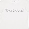 thumbnail image 4 of Inktastic Cute Dinosaur Outline Illustration Boys or Girls Toddler T-Shirt, 4 of 5