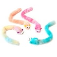 thumbnail image 4 of Chiwava 4 Packs 15" Long Soft Plush Cat Toys Mice with Bell Rustle Sound Small Mouse Activity Interactive Toy, 4 of 14