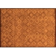 thumbnail image 1 of Ahgly Company Indoor Rectangle Abstract Orange Modern Area Rugs, 6' x 9', 1 of 4
