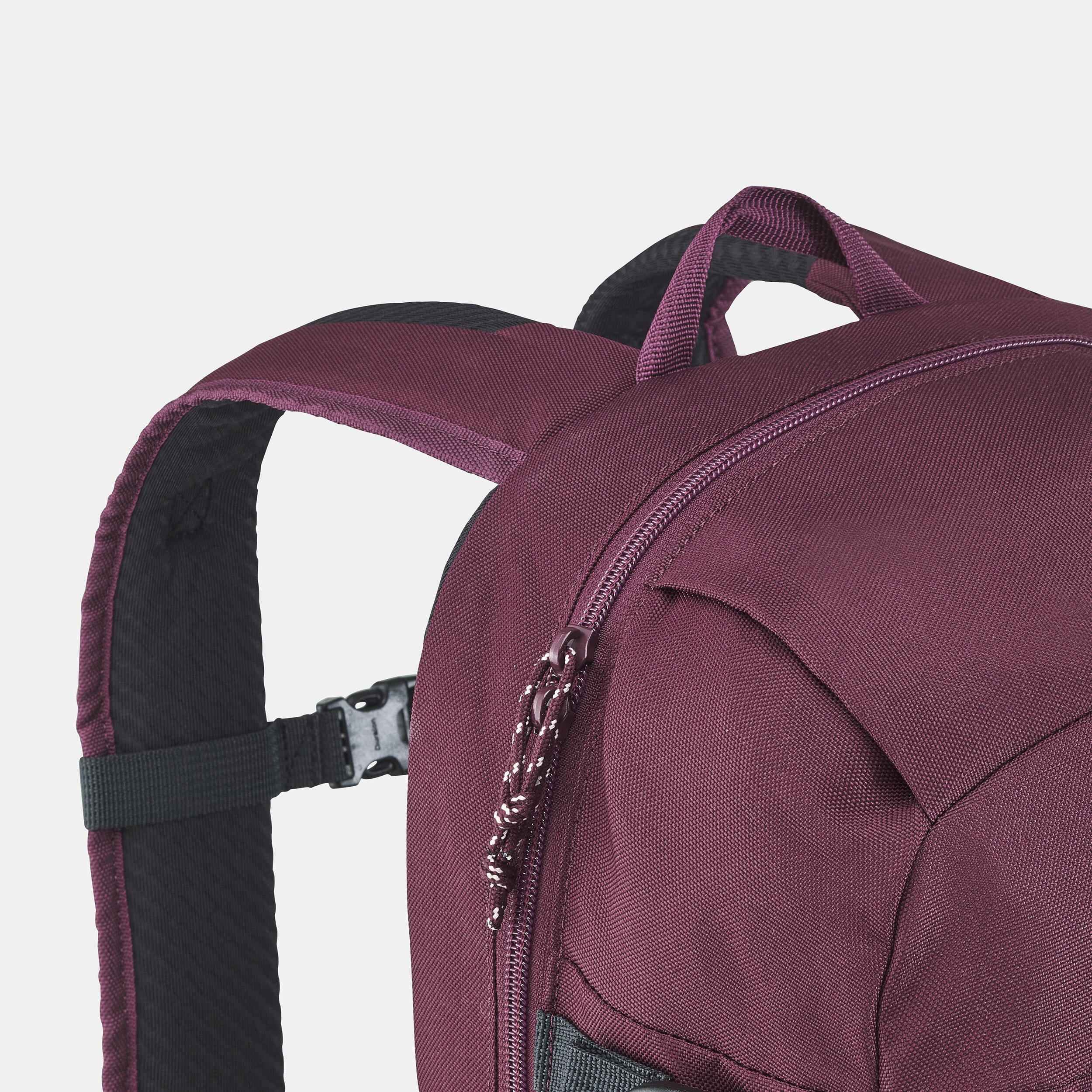 Quechua NH100, 20L Nature Hiking Backpack, Unisex, Burgundy