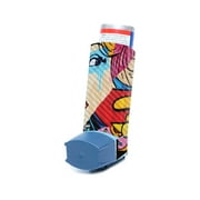 Carbon Fiber Skin Compatible With Ventolin HFA Asthma Inhaler Sticker Design Design Cartoon Mania