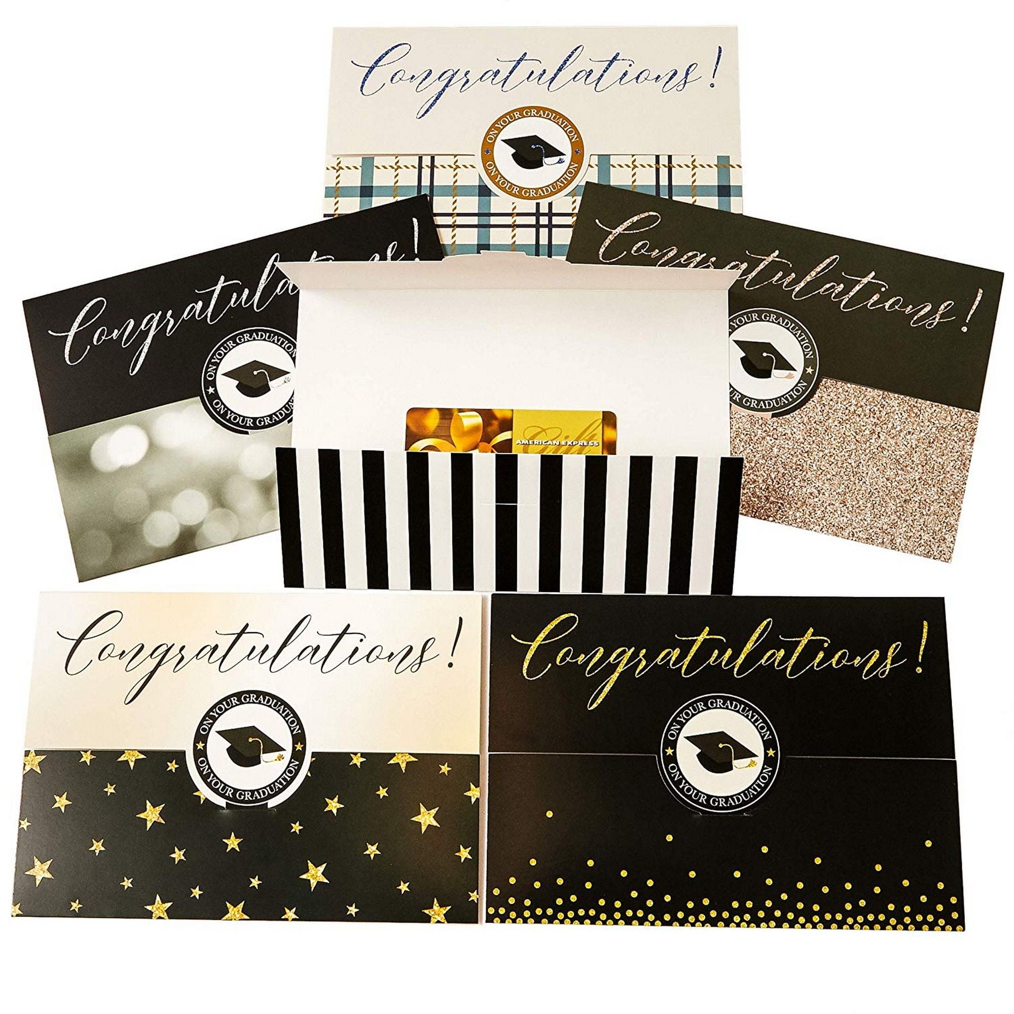 36 pack graduation money holder cards 6 designs envelopes included 5