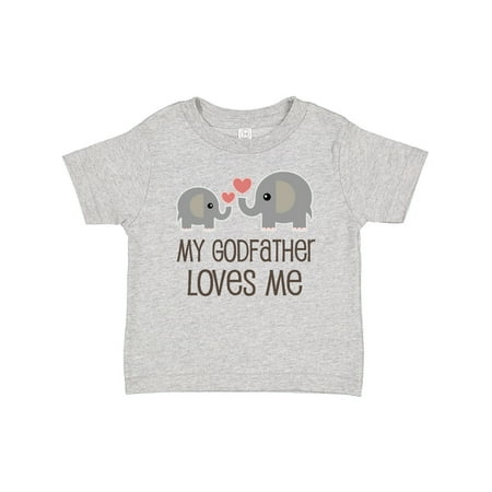 

Inktastic My Godfather Loves Me Godson Gift Baby Boy or Baby Girl T-Shirt