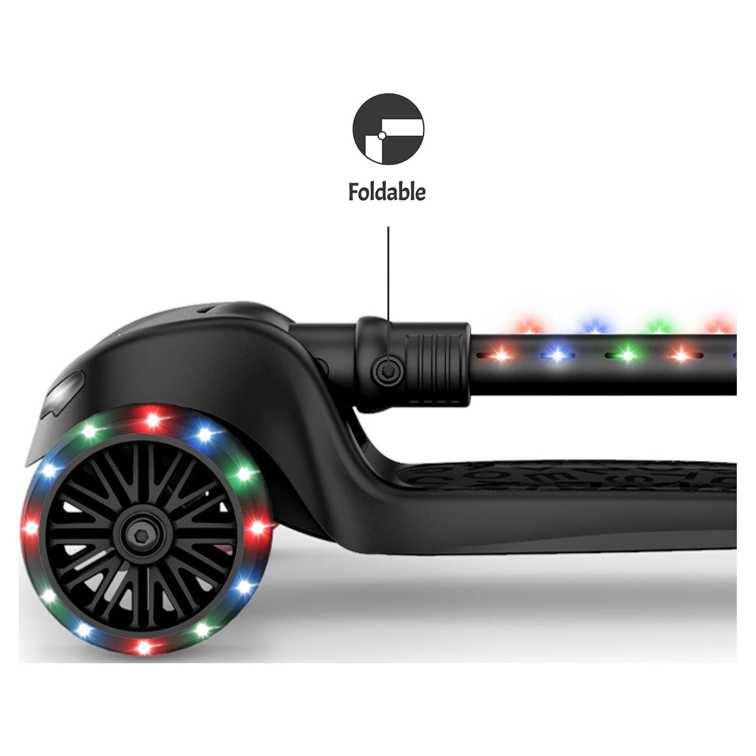 Jetson Jupiter Mini Kids' 3-Wheel Kick Scooter Black, Kids Ages 3+