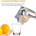 thumbnail image 2 of Heavy Duty Manual Fruit Juicer Press,Fruit Juice Squeezer Handheld Full of Carts,Manual Juicer Hand Press,For Apples Oranges Lemons and Other Fruits (1PC), 2 of 7