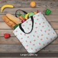 thumbnail image 5 of Fuzoiu Strawberry Print Durable Tote Bag,Shoulder Bag with Zipper Closure,Casual Tote's Handbag,for Daily Use, Shopping, School, Work, 5 of 7