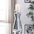 thumbnail image 3 of ACME Noralie Accent Candleholder in Mirrored and Faux Stones, 3 of 4