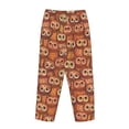 thumbnail image 3 of Lsque Brown Owl Print Women's Pajama Pants, Lounge Pant - Comfortable Home Wear,Elastic Waistband, Stylish Design-XX-Large, 3 of 9