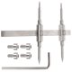thumbnail image 5 of HOOWIFFY 1Jgo Llave Metálica Para Lentes De Telescopio Y Cámara Herramienta Duradera Para Desmontaje Y Reparación, 5 of 8