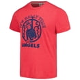 thumbnail image 2 of Men's Homage Red Los Angeles Angels Doodle Collection It's Rally Time Tri-Blend T-Shirt, 2 of 3