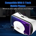 thumbnail image 3 of VR Headset with Controller Adjustable 3D VR Glasses Virtual Reality Headset HD Blu-ray Eye Protected Support 5~7 Inch for Phone/Android, 3 of 9