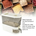 thumbnail image 4 of Rice Dispenser Press Household Sealed Container Transparent Metering Cup Storage Bucket Rice Bucket Rice Storage Box White for Clear Jar, 4 of 8