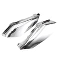 thumbnail image 4 of Unique Bargains 1 Pair Heat Shields Deflector for Harley Davidson Street Glide 2009-2016 Plating Silver Tone, 4 of 6