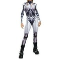 thumbnail image 3 of TAIAOJING Women Hallowmas Tight Jumpsuit Party Casual Graphic Print Long Sleeved Onesie, 3 of 3