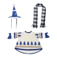 thumbnail image 4 of Novryn Christmas Goose Outfit For Porch Standing Goose, 28 x 15 Inch Polyester Cover With Printed Holiday Detail And A Slip On Fit, Porch Lawn Garden Or Front Yard Display Use, 4 of 9