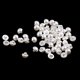 thumbnail image 1 of 50 Piezas de perlas de imitación de Plástico de 2 agujeros con vástago DIY para coser ropa 12mm Hugo Botones de semicírculo para artesanía, 1 of 8
