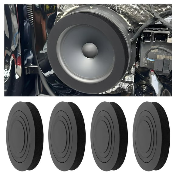 Anillos de espuma para altavoces de coche CXCCOI 3 en 1, 6 cm, 6,5 cm, 6,75 cm, 4 unidades