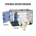 thumbnail image 6 of ABC Pet Folding Metal Dog Crate, Durable Double-Door Wire Pet Kennel with Leak-Proof Tray,48x30x32.7inch, 6 of 9
